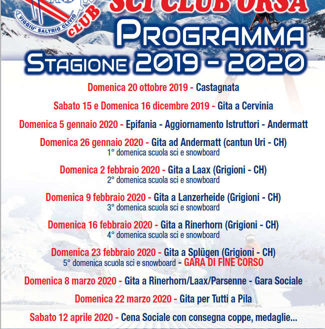 Iscrizione Stagione 2019/2020 | Aperte le Iscrizioni!!!!